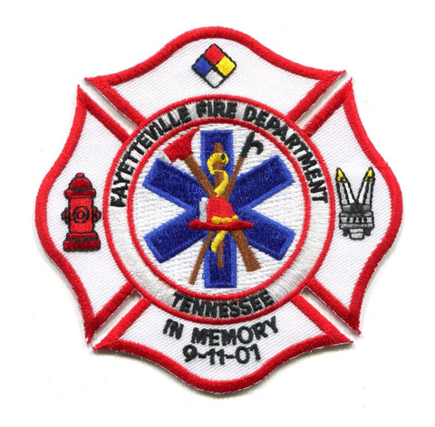 Fayetteville Fire Department Patch Tennessee TN