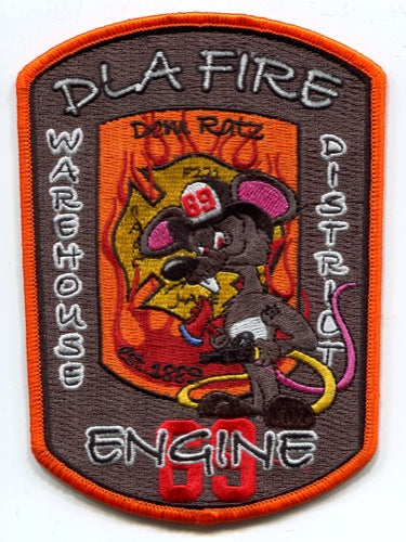 DLA New Cumberland Federal Fire Department Engine 69 Patch Pennsylvania PA