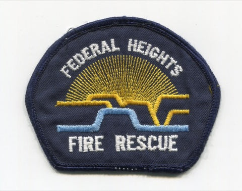 Federal Heights Fire Rescue Department Patch Colorado CO