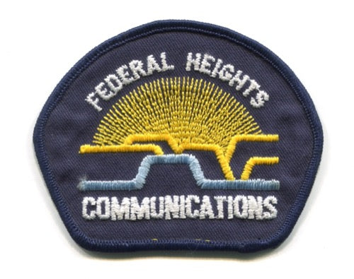 Federal Heights Communications 911 Dispatcher Fire Police Patch Colorado CO