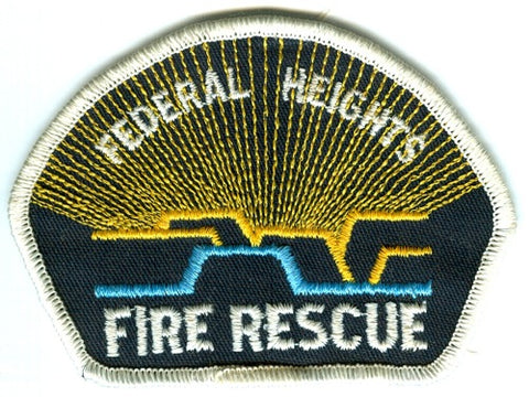 Federal Heights Fire Rescue Department Patch Colorado CO