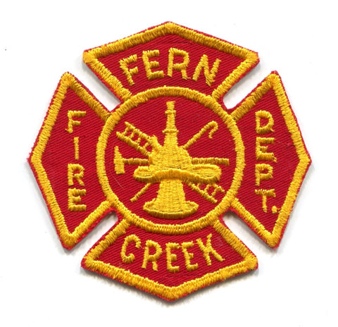 Fern Creek Fire Department Patch Kentucky KY