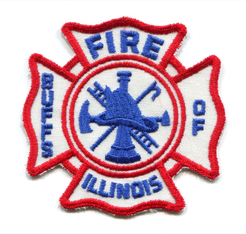 Fire Buffs of Illinois Fire Department Patch Illinois IL