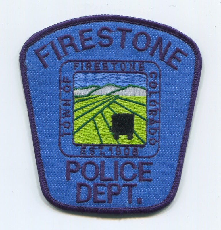 Firestone Police Department Patch Colorado CO