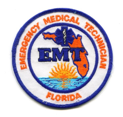 Florida State Emergency Medical Technician EMT EMS Patch Florida FL