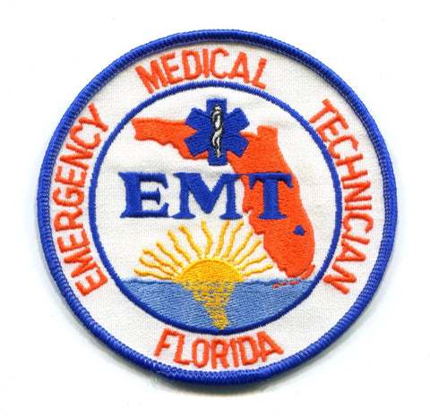 Florida State Emergency Medical Technician EMT EMS Patch Florida FL