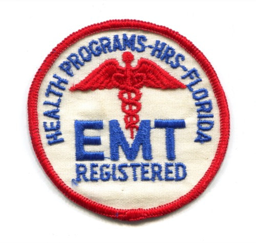 Florida State Registered EMT Health Programs Hrs EMS Patch Florida FL
