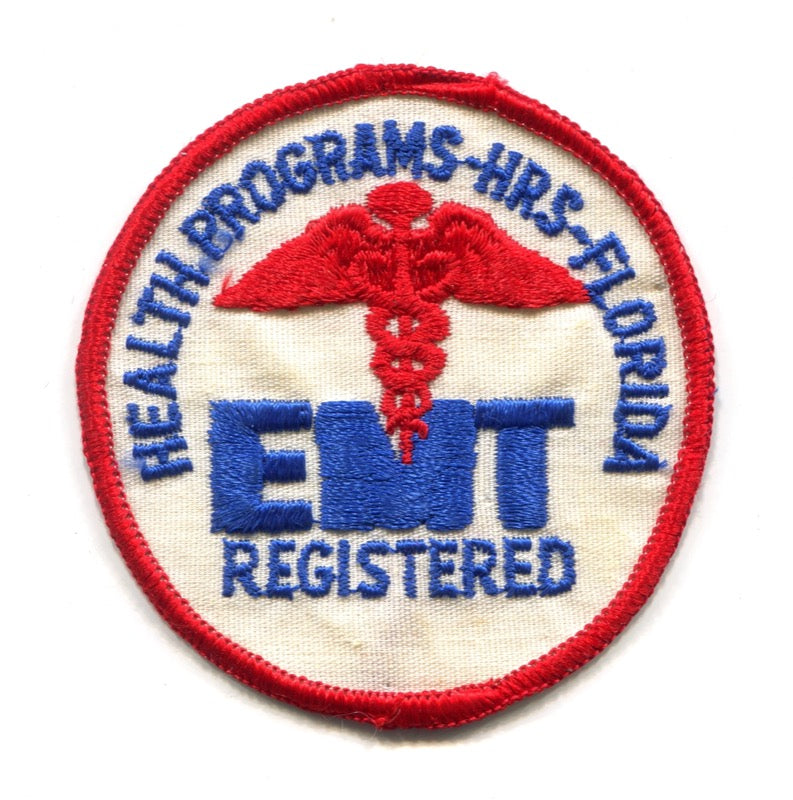 Florida State Registered EMT Health Programs Hours EMS Patch Florida FL