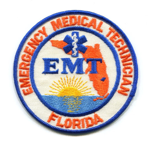 Florida State Emergency Medical Technician EMT EMS Patch Florida FL