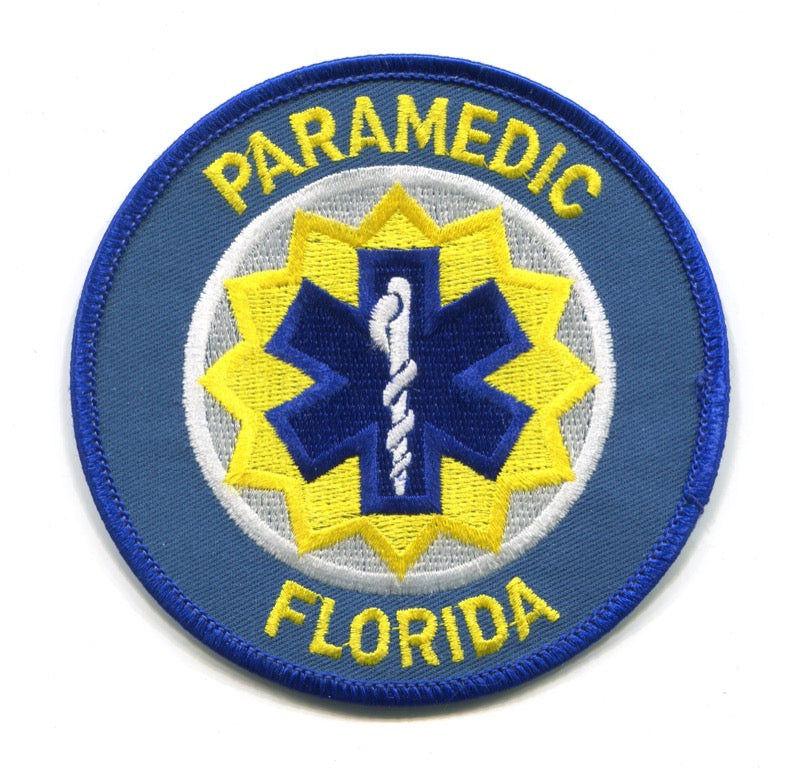 Florida State Paramedic EMS Patch Florida FL