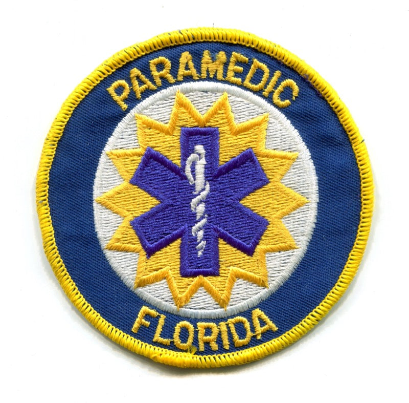 Florida State Paramedic EMS Patch Florida FL