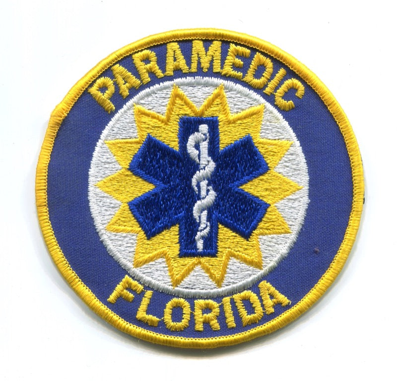 Florida State Paramedic EMS Patch Florida FL