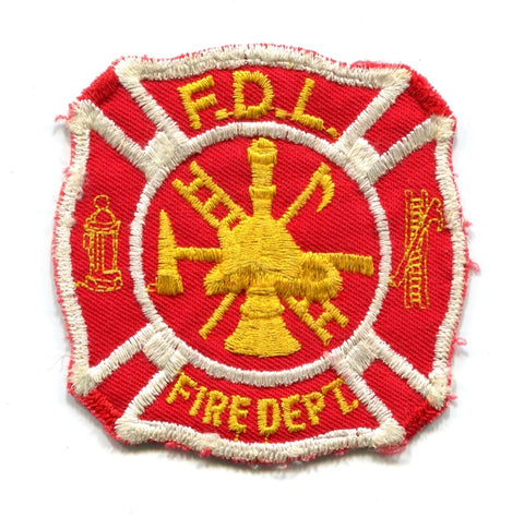 Fon Du Lac Fire Department Patch Wisconsin WI