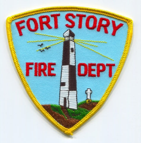 Fort Story Fire Department US Army Military Patch Virginia VA