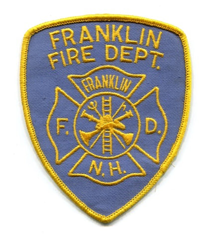 Franklin Fire Department Patch New Hampshire NH