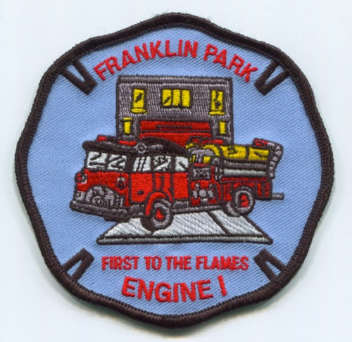 Franklin Park Fire Department Engine 1 Patch Illinois IL