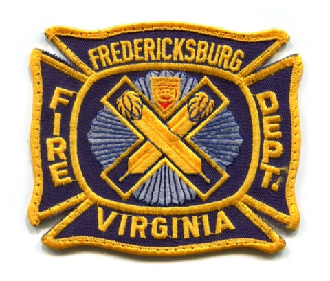 Fredericksburg Fire Department Patch Virginia VA