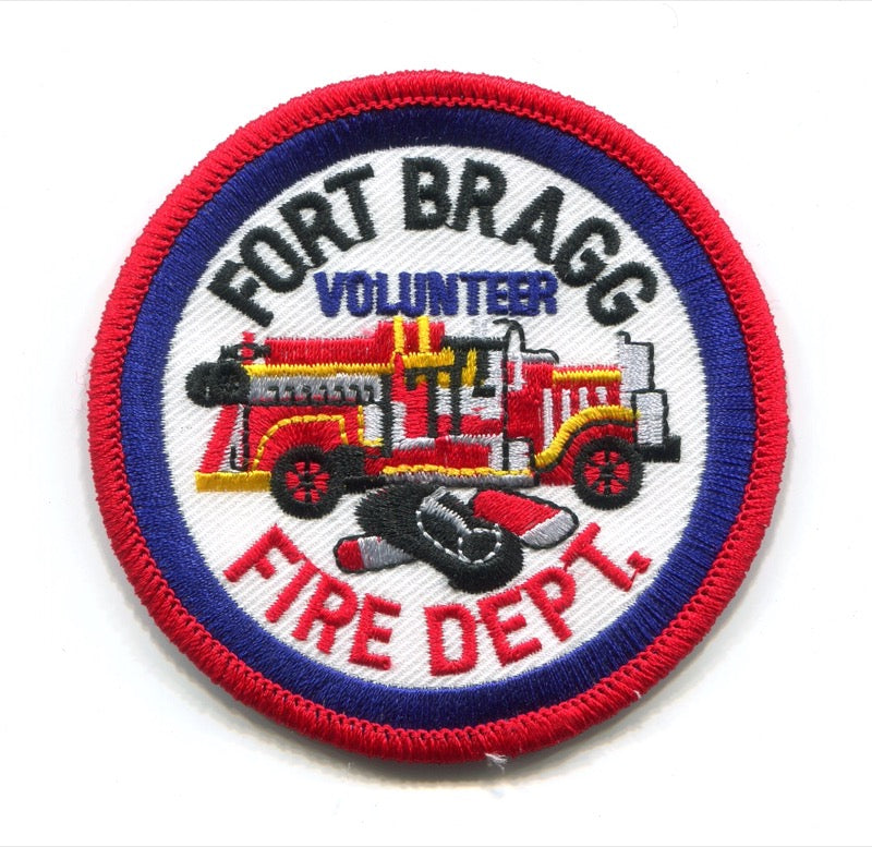 Fort Bragg Volunteer Fire Department Patch California CA
