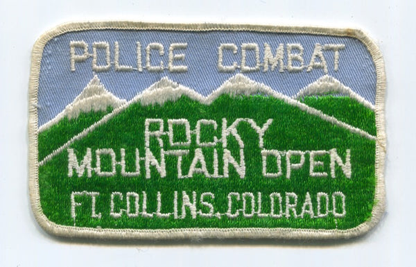 Fort Collins Police Department Combat Rocky Mountain Open Patch Colora ...