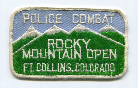 Fort Collins Police Department Combat Rocky Mountain Open Patch Colorado CO