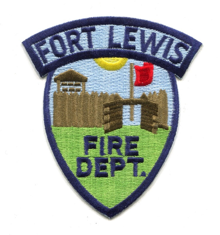 Fort Lewis Fire Department Patch Virginia VA