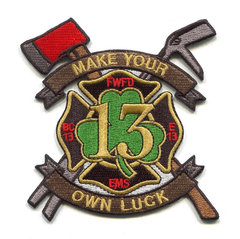 Fort Wayne Fire Department Station 13 Patch Indiana IN