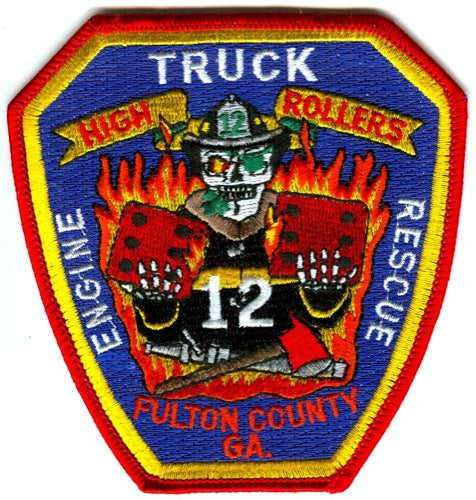 Fulton County Fire Department Company 12 Patch Georgia GA