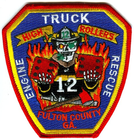 Fulton County Fire Department Company 12 Patch Georgia GA