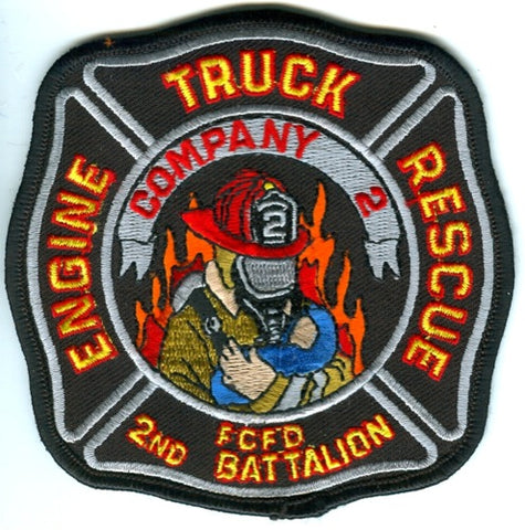 Fulton County Fire Department Company 2 Patch Georgia GA