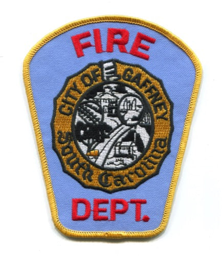 Gaffney Fire Department Patch South Carolina SC