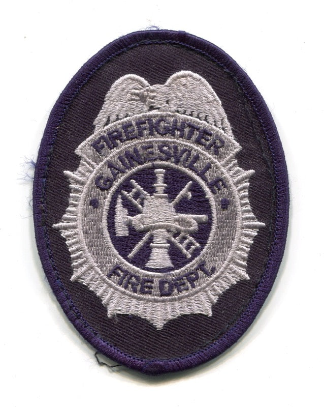 Gainesville Fire Department Firefighter Patch Unknown State