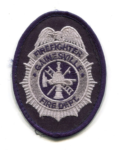 Gainesville Fire Department Firefighter Patch Unknown State