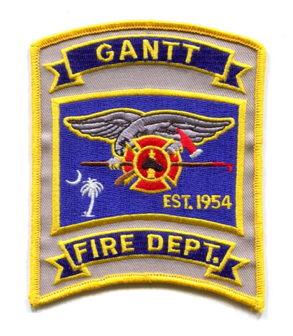 Gantt Fire Department Patch South Carolina SC