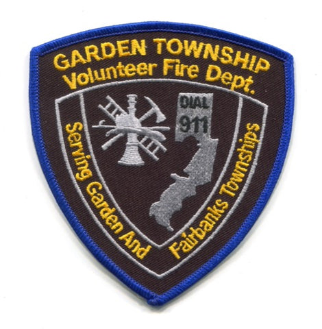 Garden Township Volunteer Fire Department Patch Michigan MI