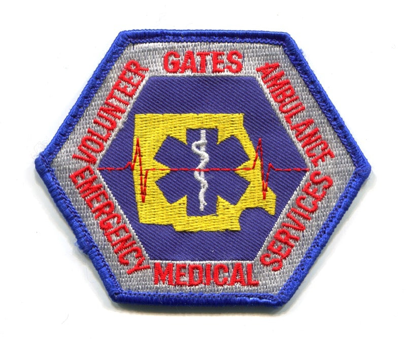 Gates Volunteer Ambulance Emergency Medical Services EMS Patch New York NY