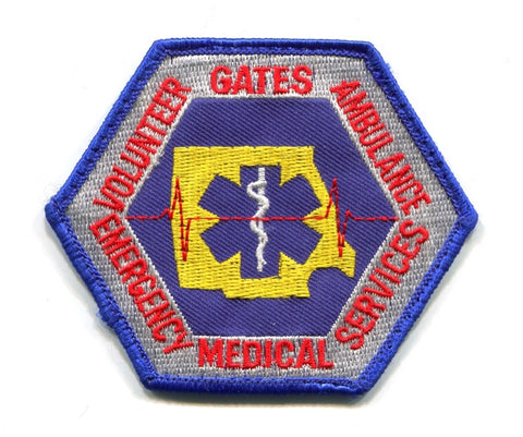 Gates Volunteer Ambulance Emergency Medical Services EMS Patch New York NY