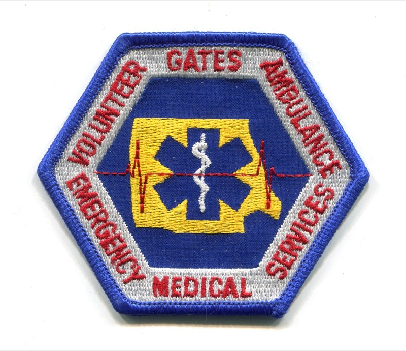Gates Volunteer Ambulance Emergency Medical Services EMS Patch New York NY