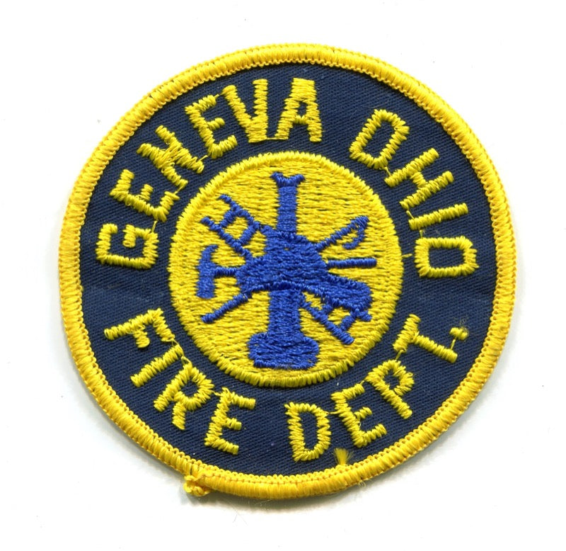 Geneva Fire Department Patch Ohio OH