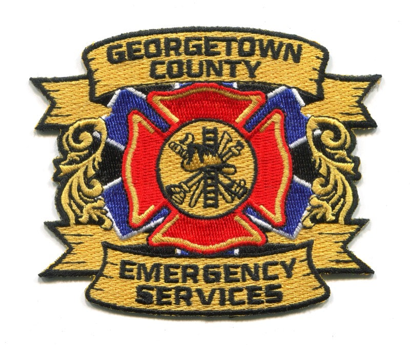 Georgetown County Emergency Services Fire EMS Department Patch South Carolina SC