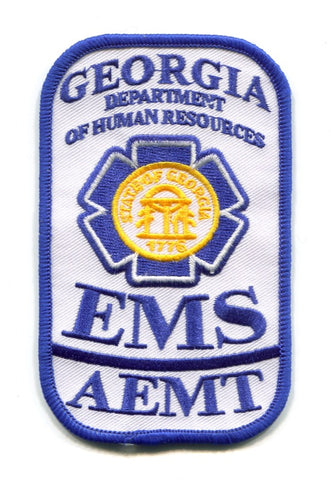Georgia State Emergency Medical Services EMS Advanced AEMT Patch Georgia GA