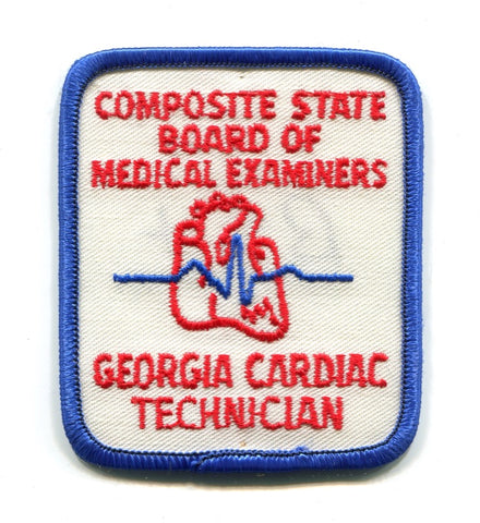 Georgia State Cardiac Technician EMS Patch Georgia GA