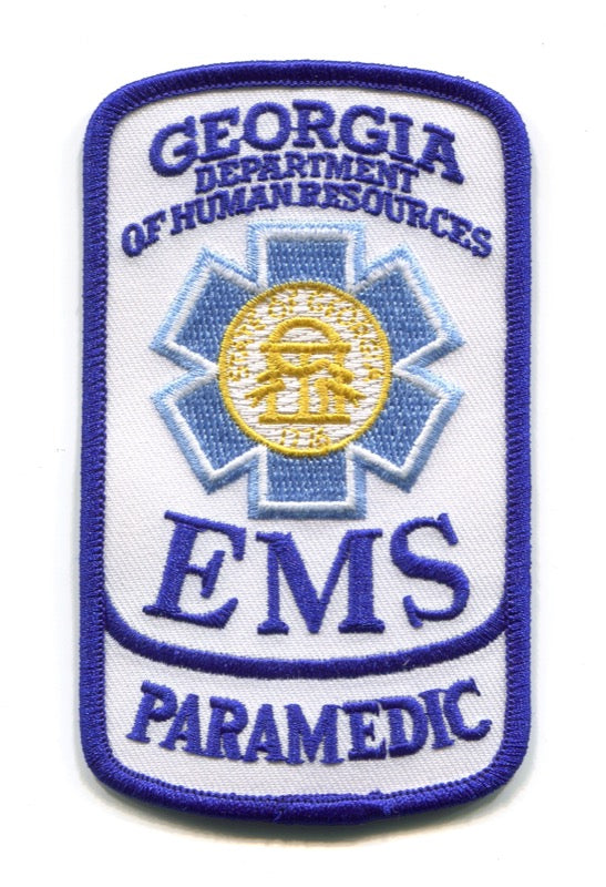 Georgia State Paramedic EMS Patch Georgia GA