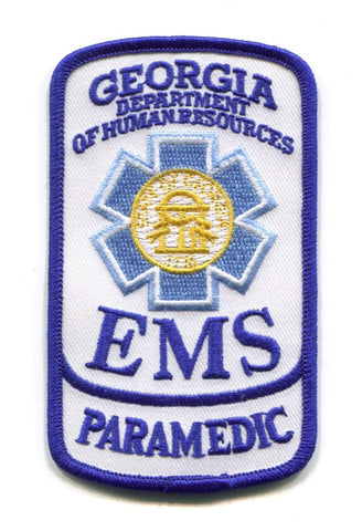 Georgia State Paramedic EMS Patch Georgia GA