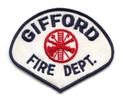 Gifford Fire Department Patch Illinois IL