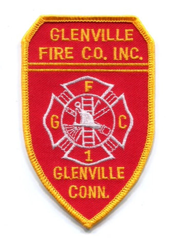 Glenville Fire Company Inc 1 Patch Connecticut CT