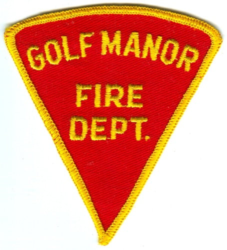 Golf Manor Fire Department Patch Ohio OH