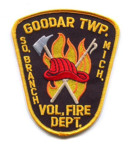 Goodar Township Volunteer Fire Department South Branch Patch Michigan MI