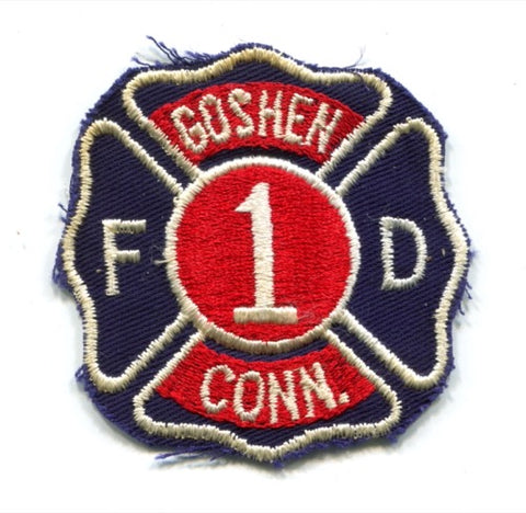 Goshen Fire Department 1 Patch Connecticut CT