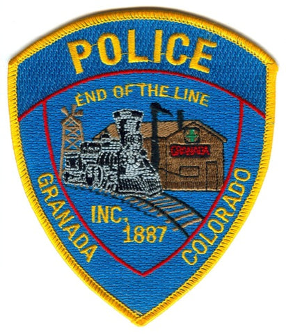 Granada Police Department Patch Colorado CO