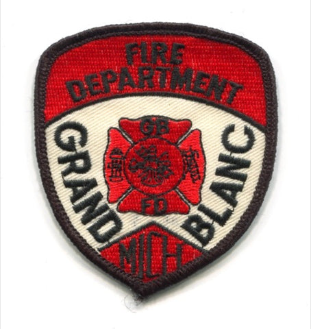 Grand Blanc Fire Department Patch Michigan MI